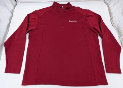 Nike Golf Para Hombre Talla XL 1/4 CREMALLERA Texturizado Golf Suéter Pullover Sudadera Rojo Foto 1 de 4