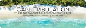 Cape Tribulation - Daintree Rainforest meets the REEF Bumper Sticker - Picture 1 of 1