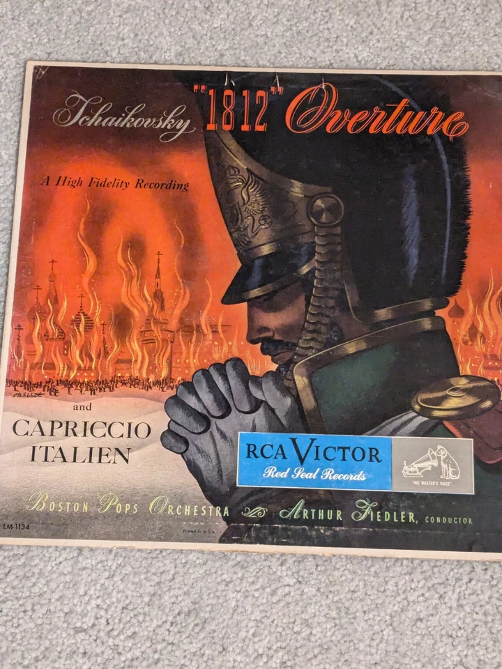 Tchaikousky 1812 Overture & Capriccio Italien RCA Victor Red Real Records  - Image 1 of 4