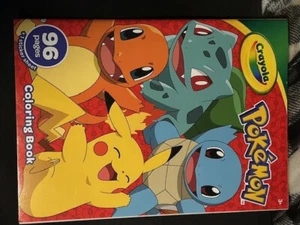 Crayola Pokemon Coloring Book - 96 pages + Sticker Sheet - Bild 1 von 1