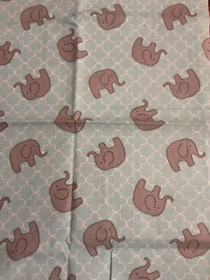 Fabric Grey Elephant Fat Quarter 18 L X 21 W Multicolor - Image 1 of 2