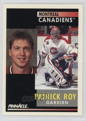 1991-92 Pinnacle French Patrick Roy #175 HOF - Image 1 of 2