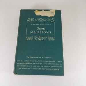 Green Mansions William Henry Hudson Illustrated By Miguel Covarrubias 1944 HCDJ  - Foto 1 di 14