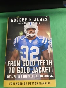 Indianapolis Colts Running Back Edgerrin James HOF Autograph Signed Book - Picture 1 of 4