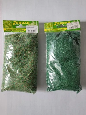 Streumaterial Modellbau Modelleisenbahn Blumenwiese+Waldgrün je 100g Fa. Jordan - Bild 1 von 3