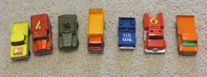 VINTAGE MATCHBOX 70'S DIE CAST CARS & TRUCKS LESNEY PRODUCTS MADE IN ENGLAND - Picture 1 of 2