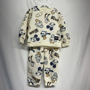 Jungen Mickey Mouse Best Buds cremefarbener Jogginganzug Größe 4T neu kostenloser Versand - Bild 1 von 7