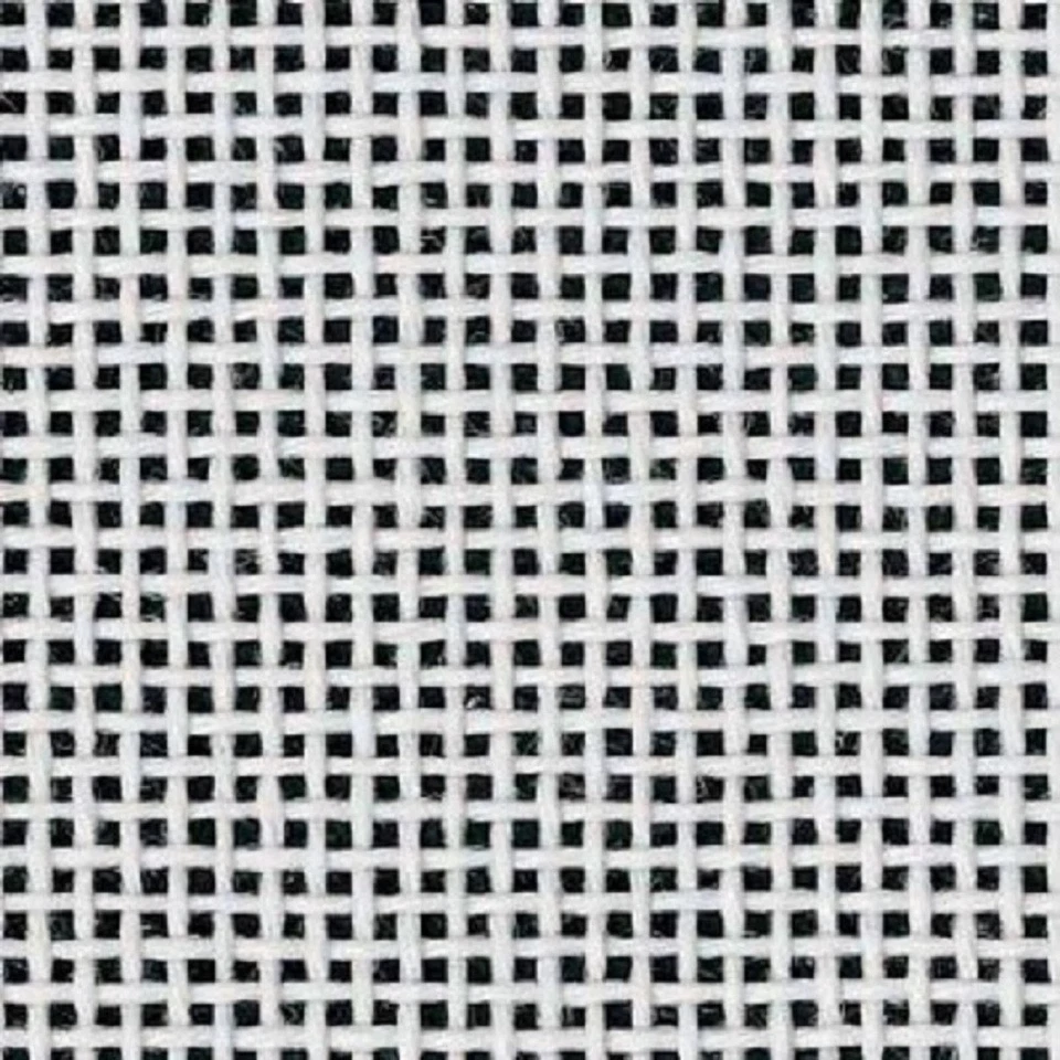 Lona Zweistik Orange Line Blank Mono Deluxe 10-Mesh White Needlepoint 20" X 18 Foto 1 de 1