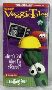SEALED Veggie Tales Where's God When I'm S-Scared (VHS, 1993) NEW Handling Fear - Picture 1 of 3