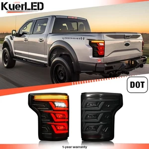 Pair LED Sequential Tail Lights For 2015-20 Ford F150 F-150 Animation Rear Lamp - Picture 1 of 12