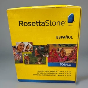 Rosetta Stone Spanish Latin America Levels 1-4 CDs SEALED - Picture 1 of 4