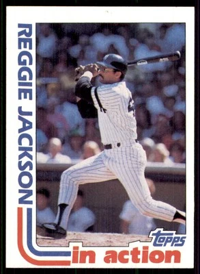 1982 Topps #301 Reggie Jackson New York Yankees - Image 1 of 2