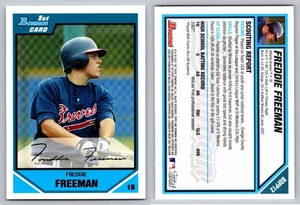 Freddie Freeman 2007 Bowman Draft Picks - Atlanta Braves Los Angeles Dodgers 1st - Picture 1 of 1
