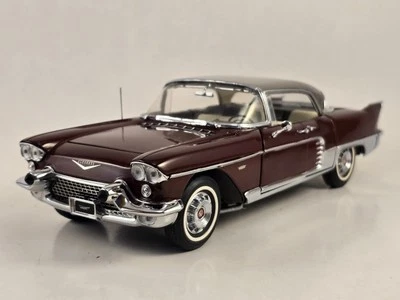 Franklin Mint 1957 Cadillac Eldorado Brougham "MAROON" LE #48 / 1500 1:24 RARE! - Image 1 of 4