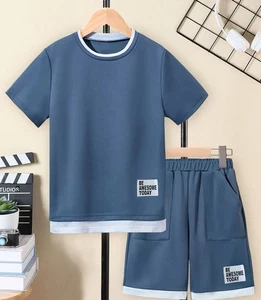 Completo T-shirt + pantaloncini casual bambino - Foto 1 di 8
