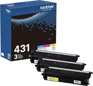 Cartucho de tóner Brother TN-431 3PK 3 piezas - cian, magenta, amarillo bolsa sellada - Imagen 1 de 1