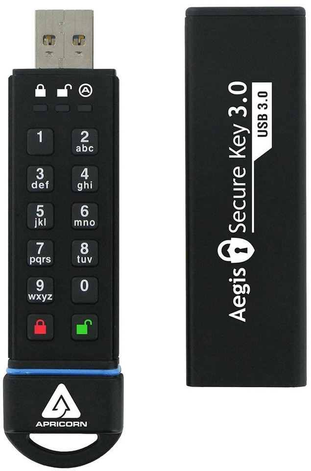 Apricorn ASK3-120GB Aegis Secure Key USB3 120GB - Image 1 of 1