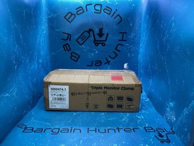 VonHaus Triple Monitor Stand for 17-27" Screens, Three Screen Adjustable Mount - Image 1 of 4