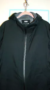 Women's Uniqlo Black Windproof, Water Resistant, Hooded Jacket Size Large - Picture 1 of 7