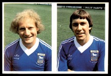 Daily Star (1980-81) Football - 108) Arnold Muhren & 100) Alan Brazil (Ipswich)