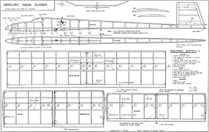 Mercury Swan plan and parts patterns - Picture 1 of 1
