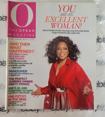 O  The Oprah Magazine August 2008 You! Are An Excellent Woman! Vol 9 No. 8 - Image 1 of 2