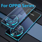 TPU Cover For OPPO Find X6  X5 Pro Realme 11 Pro Bumper Case Plating Transparent