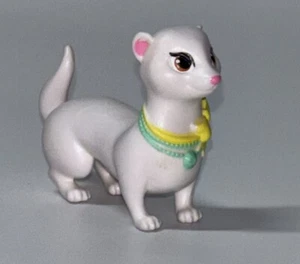Disney - Aristocats - Cat White Figure Pink Nose VINTAGE miniature - Picture 1 of 6