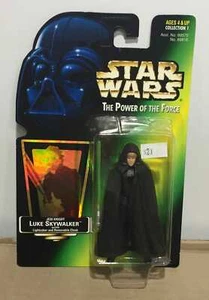 STAR WARS - KENNER - POTF - LUKE SKYWALKER - with Lightsaber and Removable Cloak - Picture 1 of 2