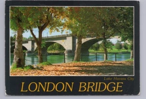 London Bridge, Lake Havasu City, Arizona, 1989 Chrome Postkarte - Bild 1 von 2