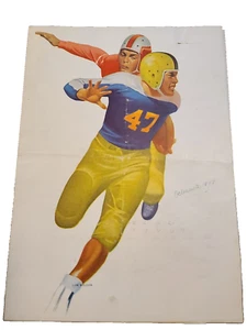 1947 Lon Keller H.S. Football Program GROVE CITY vs HILLIARDS ~ OHIO - Picture 1 of 3