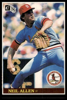 1985 Donruss #205 Neil Allen - Image 1 of 2