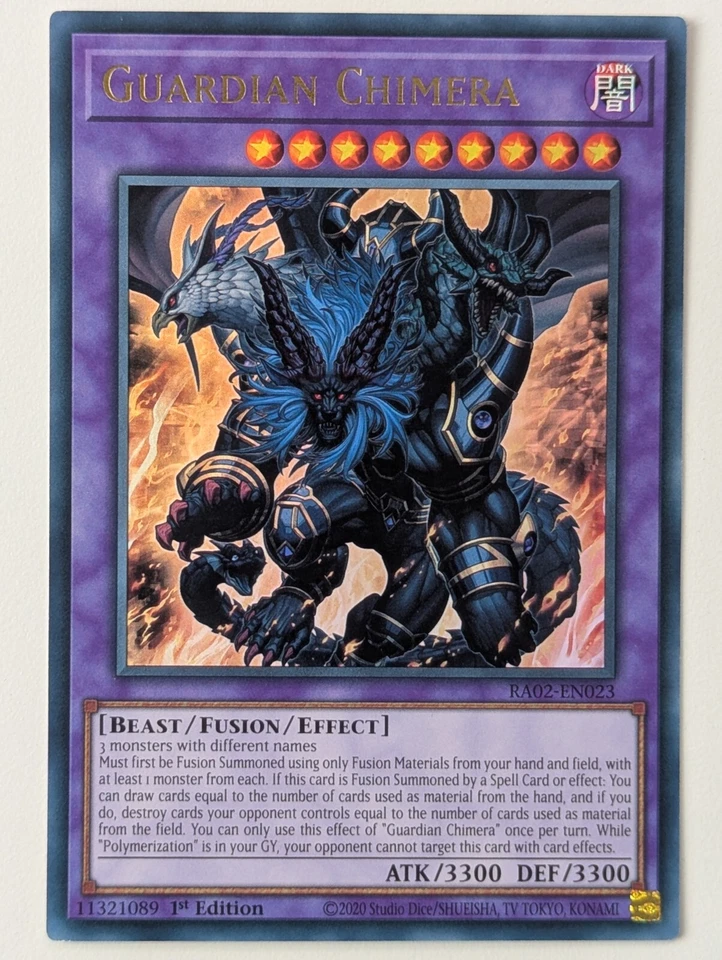 Wächter-Schimäre RA02-EN023 Ultra Rare EN NM YUGIOH - Bild 1 von 1