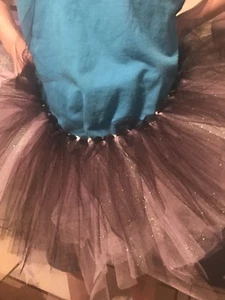 Black And Purple Tutu Size 10-12 In Girls - Picture 1 of 1