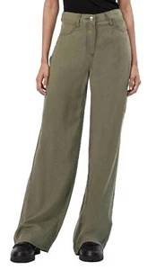 NEW Kut From The Kloth sienna high rise wide leg pants in Olive Green Size 10 - Picture 1 of 8
