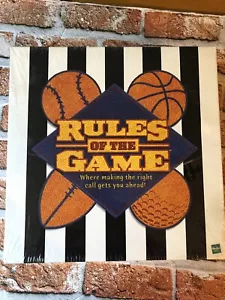 Rules of the Game Board Game Sports Trivia Game By Hasbro (2000) - Picture 1 of 3