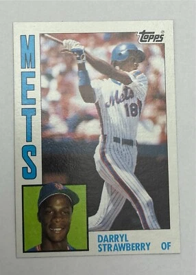 1984 Topps - #182 Darryl Strawberry (RC) - Image 1 of 2