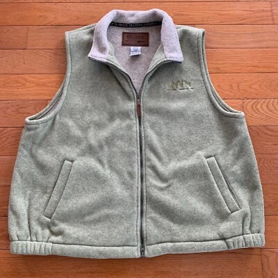 Chaleco polar Outback Trading Company Summit cremallera completa para mujer talla XL verde claro Foto 1 de 4