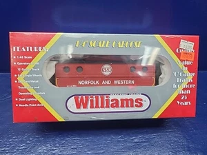 NIB WILLIAMS N5C 1:48 "O" GAUGE CABOOSE CAB 122 SANTA FE SEALED BOX - Bild 1 von 2