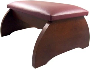 Religious Gifts Maple Hardwood Personal Prayer Kneeler, 8 Inch, Walnut Stain - Picture 1 of 2