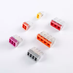 Electric Wire Cable Mini Connector 2 3 4 6 8 10 12 Port Quick Terminal Blocks - Picture 1 of 47