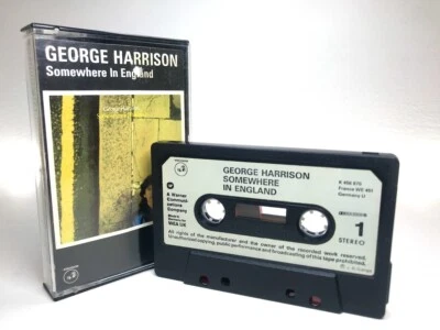 George Harrison SOMEWHERE IN ENGLAND Cassette **UK 1ST ISSUE 1981** VG+/EX - Image 1 of 4