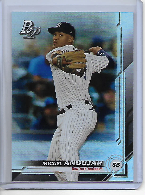 2019 Bowman Platinum Miguel Andujar Card - Image 1 of 1