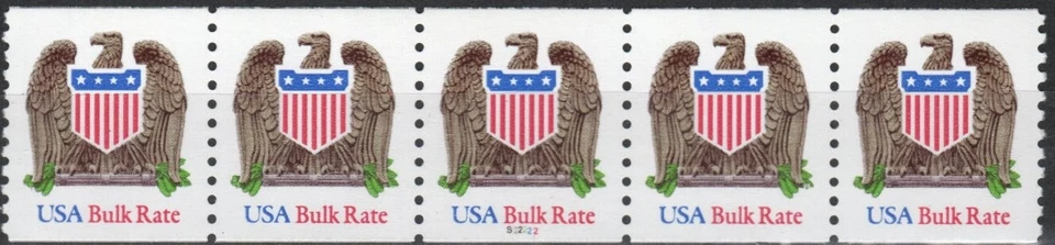 US Scott #2604, Plate Strip of 5, Plate #S22222, MNH - Image 1 of 1