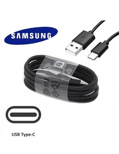 Type C Cable Fast Charger for Genuine Samsung Galaxy S10 S20 S21 S22 Note Plus - Picture 1 of 4