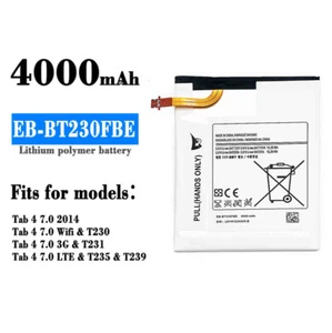 Batería Para Samsung Galaxy Tab 4 SM-T230NT SM-T230NY SM-T237P 3.8V 4000mAh - Imagen 1 de 6