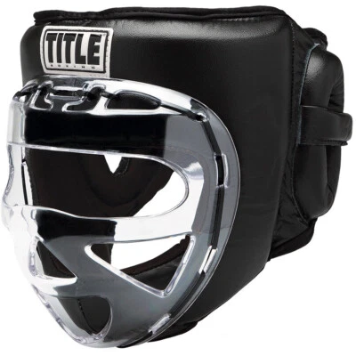 Title Boxing Face Shield No-Contact Training Headgear 2.0 - Black - Image 1 of 3