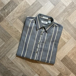 Vintage Arrow Sport “Fireside” Shirt – Grey Stripe - Picture 1 of 8