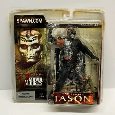 Figura de acción McFarlane Toys MOVIE MANIACS 2002 serie cinco Jason Voorhees Foto 1 de 4