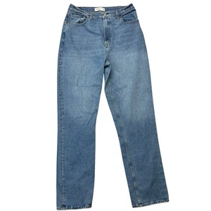 Abercrombie & Fitch Womens Jeans 12L 31 90s Straight Leg Ultra High Rise Curvy - Picture 1 of 12